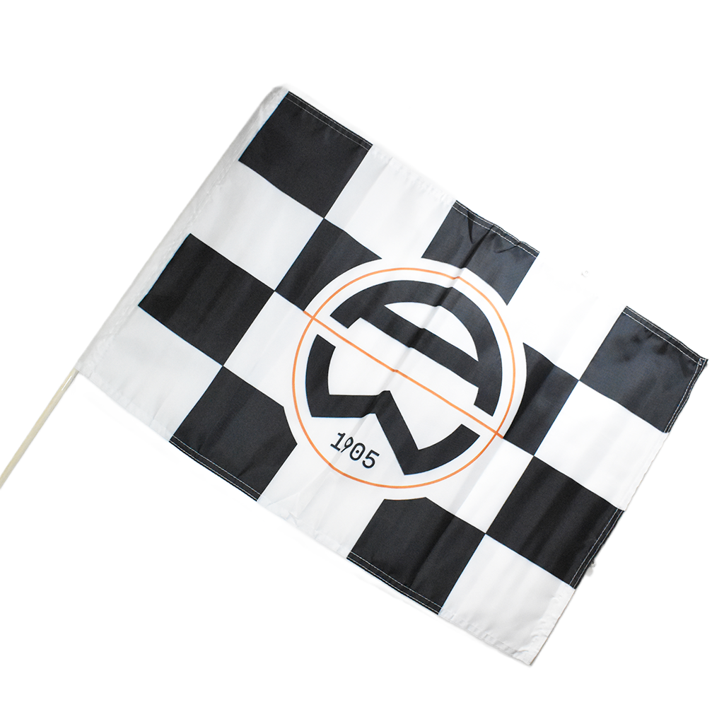 Fanfahne
Weiss Schwarz Kariert